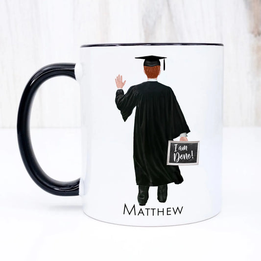 Personalised graduation mug for him