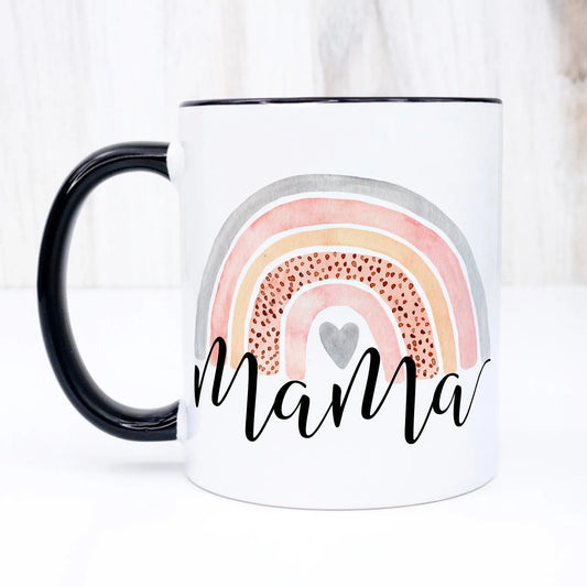 Mama rainbow mug